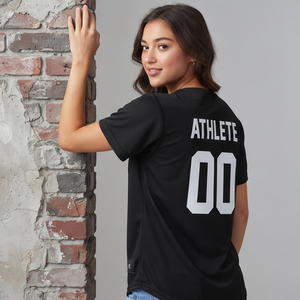 Camiseta de Béisbol de Alto Rendimiento, Camisetas Negras de Béisbol Personalizadas, Camisetas Ligeras Personalizadas para Equipos de Béisbol - Product Image 3