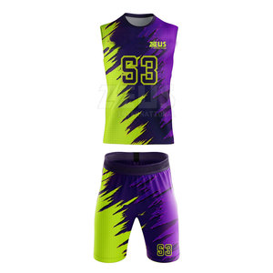 Uniformes 7v7 entièrement en polyester imprimés par sublimation, design personnalisé 2023, vêtements d'entraînement 7v7, uniformes sportifs - Product Image 2