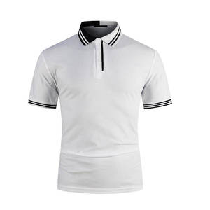 เสื้อโปโลชาย แขนสั้น ผ้าฝ้ายแท้ 100% สำหรับฤดูร้อน สวมใส่สบาย แห้งเร็ว สำหรับผู้ใหญ่ ผ้าโพลีเอสเตอร์ถัก - Product Image 6