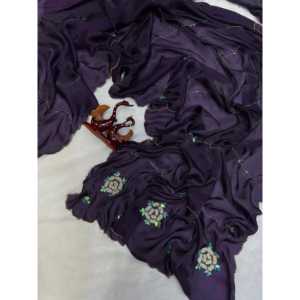 Sari de Fiesta con Perlas y Trabajo Artesanal Katdana, Elegantes Vestidos de Gala - Product Image 4