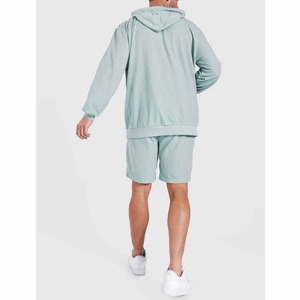 Ensemble sweat à capuche et short de jogging unisexe pour homme, personnalisé, hiver, haute qualité, tissu French Terry 100% coton respirant 300g - Product Image 2