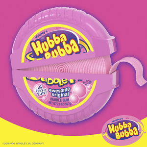 Oferta al por Mayor: Compra Hubbas. Chicle Bubbas Gum Awesome Original en Rollo, Paquete de 24 Rollos - Product Image 3