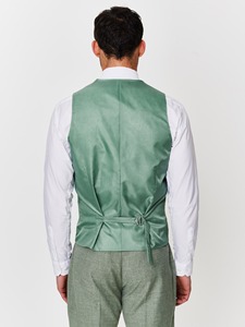 Costume trois pièces homme pas cher à revers cranté, idéal pour marié ou mariage - Nouvelle collection - Product Image 3