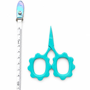 Factory Wholesale Mini Embroidery Scissors Flower Handle Precision <b>Thread</b> <b>Cutter</b> Custom Packaging - Product Image 4