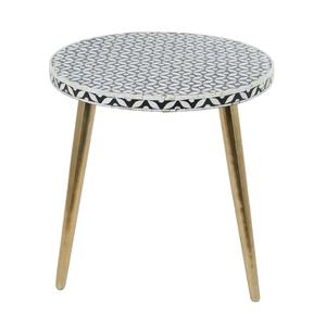 Taburetes Tradicionales Modernos con Incrustaciones de Hueso para Uso en el Hogar y Hoteles, Incrustaciones de Nácar en Madera - Product Image 6