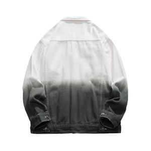 Men Regular Fit Denim Jacket Vintage Washed Cotton Jean Jacket Casual Fashion Waterproof Windproof Eco-Friendly ODM Factory - Product Image 2