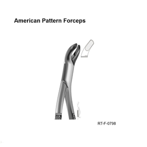 Pinzas de Extracción Dentales Ergonómicas de Estilo Americano Hechas de Acero Inoxidable por Roboz Tech Pakistán - Product Image 2