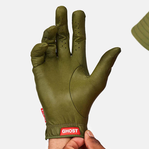 Gant de golf en cuir renforcé, paume en tissu extensible respirant, pour activités sportives professionnelles en plein air, antidérapant, anti-humidité - Product Image 3