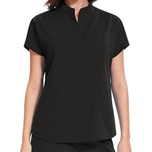 Custom Logo Hot Selling Stretch Nursing Scrub <b>Tops</b> Stylish Custom Made Hot Selling New Arrival Women Scrub <b>Tops</b> for Adult - Product Image 2