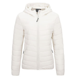 Chaqueta Acolchada de Lona Transpirable para Mujer, Estilo Urbano, Cálida para Invierno, con Forro de Nailon, Brillante, a Bajo Precio, en Oferta - Product Image 1