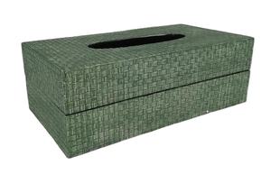 Caja de Pañuelos Moderna Cuadrada con Cubierta de Imitación de Piel de Tiburón de Alta Calidad - Product Image 6