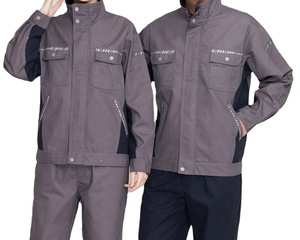 Ropa de trabajo de algodón y poliéster, uniforme, chaqueta, camisa, chaleco, pantalón - Product Image 1