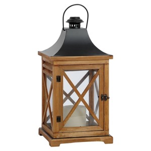 Modern Design Wooden Candle <b>Lantern</b> With Metal Surface For Bedroom Decor For Home Decor For Kitchen Decor For Gifting - Product Image 4