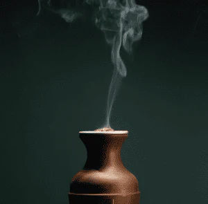 Brûleur à Bakhoor en bois artisanal de style Art déco arabe à motif vertical, décoration d'intérieur, encensoir Mubkhar, brûleur à Oud pour le Ramadan - Product Image 5