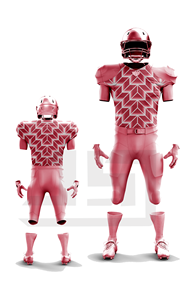 เสื้อกีฬา JAMEZ SPORTS รุ่น Touchdown Scoring สำหรับผู้ใหญ่ แบบยูนิเซ็กซ์ คอวี แขนสั้น ผลิตจากผ้าโพลีเอสเตอร์/คอตตอน 100% ระบายอากาศได้ดี พร้อมลายปัก - Product Image 6