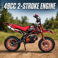 Livraison express depuis l'entrepôt américain, moto tout-terrain à essence 49cc, mini moto tout-terrain, plusieurs options de couleurs, moto tout-terrain pour enfants, moto 2 temps