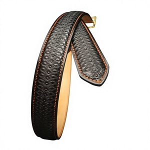 Ceinture en cuir de vachette pour homme, style vintage, imperméable, robuste, avec boucle en acier, haute qualité, BS INTERNATIONAL, longueur personnalisable, en stock - Product Image 1