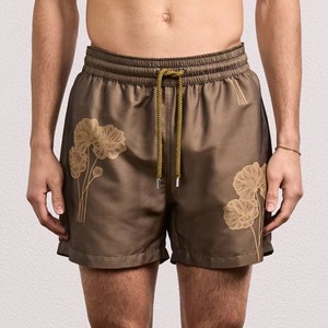 Custom Floral Print <b>Men</b> Swim <b>Trunks</b> Quick Dry Luxury Beach Shorts Casual Summer Board Shorts Resort Wear OEM Premium <b>Men</b> shorts - Product Image 2