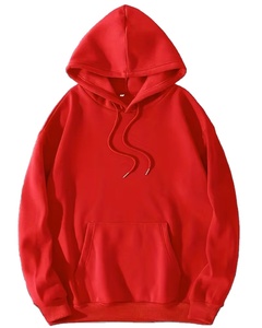 เสื้อฮู้ดผ้าฟลีซหนานุ่ม มีกระเป๋าจิงโจ้ สำหรับผู้ชาย สีพื้น - Product Image 1