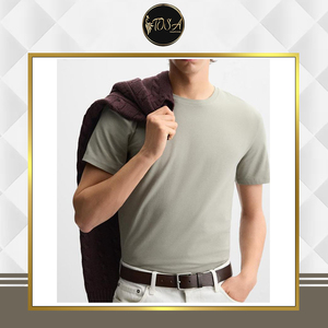 เสื้อยืดคอกลมผู้ชาย ผ้าฝ้าย 100% คุณภาพเยี่ยม ไซส์ใหญ่ สไตล์ลำลอง กันยับ มีจำหน่ายในราคาขายส่ง - Product Image 4