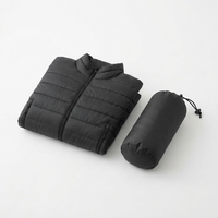 Veste matelassée ultralégère pour femme, pliable, col montant, coupe-vent, chaude, alternative au duvet, pour l'hiver