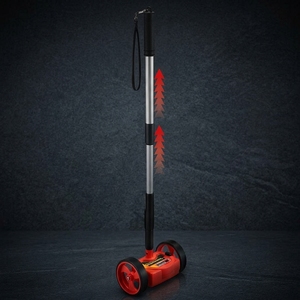 Rueda de Medición Simplificada de 4 Pulgadas con Doble Rueda y Mango Telescópico, Herramienta de Topografía - Product Image 3
