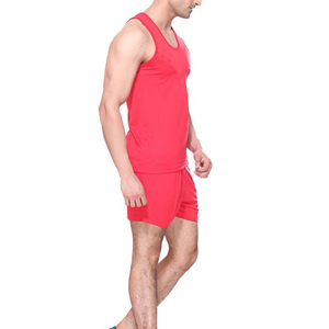 Uniforme de Boxeo Personalizado al por Mayor con Logotipo, Conjunto de Pantalones Cortos y Chaleco de Boxeo 100% Poliéster, Uniforme de Gimnasio y Kick Boxing - Product Image 5