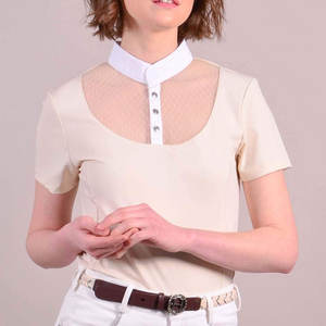 Ropa Ecuestre de Alta Calidad para Mujer, Camisetas de Manga Corta para Montar a Caballo, Camisetas Ecuestres de Buena Calidad para Dama - Product Image 3