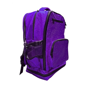 Sac à dos de sport unisexe personnalisé, tendance, scintillant, avec fermeture éclair, résistant à l'eau et grande capacité pour étudiants - Product Image 2