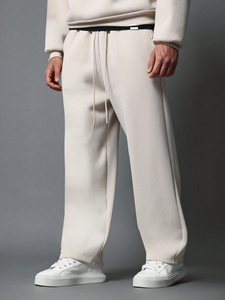 Wholesale Custom Vintage Winter Two Pieces <b>Set</b> Fleece Oversized Hoodies amp Sweatshirt Mens Jogger Tracksuit - Product Image 4