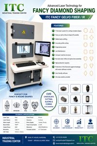 Machine de découpe et de sciage au diamant CNC ITC Fancy avec technologie laser à ligne verte et panneau de commande THK Guiderail - Product Image 5