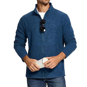 Chaqueta Polar Personalizada con Logotipo para Hombre, Chaqueta de Invierno con Cierre Completo, Abrigo Cálido a Prueba de Viento, Informal para Exteriores, Proveedor OEM al por Mayor - Product Image 4