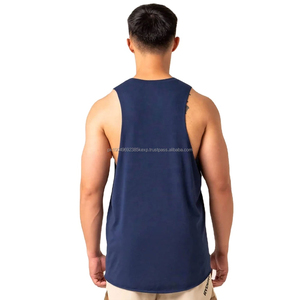 Débardeurs pour hommes en gros, vêtements d'été, tissu en coton respirant et frais, style streetwear, débardeurs pour hommes parfaits pour les climats chauds et les voyages - Product Image 2