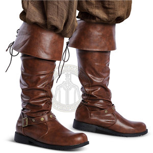 Botas Medievales Premium en Stock, Cómodas, Ligeras, Ecológicas, Personalizables, con Sensación de Cuero Suave - Product Image 5