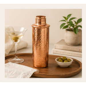 Bouteille d'eau artisanale en cuivre martelé pur, anti-fuite, récipient ayurvédique pour la santé, le yoga et le sport, design écologique - Product Image 6
