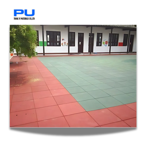Square Anti-Slip SBR Dyed or EPDM <b>Rubber</b> Tiles for Gym <b>Flooring</b> Application - Product Image 5