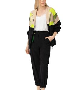 Veste coupe-vent légère pour femme en polyester/nylon avec fermeture éclair, imperméable, séchage rapide, doublure en mesh, écologique, pour l'extérieur - Product Image 1