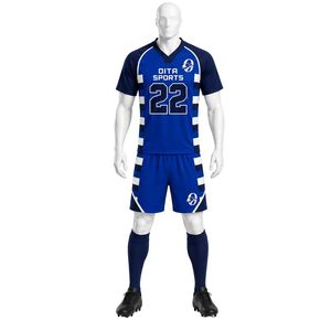 Ensemble de lacrosse bleu roi et blanc pour hommes – Maillot et short légers, uniforme d'équipe respirant, tenue de sport athlétique pour la compétition - Product Image 1