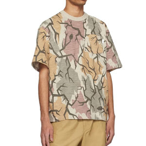 Camisetas de caza de punto extragrandes para hombre al por mayor, de manga corta, de alta calidad, cómodas, transpirables y de color liso. - Product Image 5