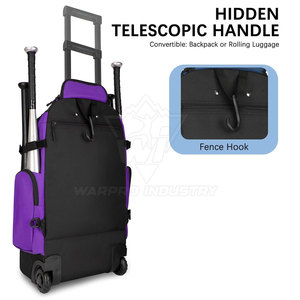Bolsa de Béisbol de Alta Calidad para Jugadores, Amplia y Resistente, con Tela Fuerte y Correas de Hombro Cómodas - Product Image 2