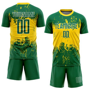 เสื้อฟุตบอลดีไซน์ล่าสุดสำหรับทุกเพศ ผลิตจากโพลีเอสเตอร์ 100% พิมพ์ลายแบบซับลิเมชั่น รับสั่งทำชื่อทีมและชุดยูนิฟอร์มส่วนตัว - Product Image 4