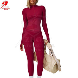 Ensemble de yoga 3 pièces haute performance avec logo personnalisé, doté d'un tissu extensible confortable pour un style de vie actif et les entraînements - Product Image 3