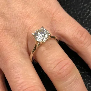 Pulsera de tenis de lujo con diamantes de moissanita, plata de ley 925, estilo hip hop, joyería de alta calidad, regalo brillante - Product Image 1