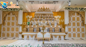 Décoration de scène pour la cérémonie de mariage tamil Nichayathartham, scène de mariage sud-indienne, scène de mariage tamil gracieuse, scène Manavarai - Product Image 3