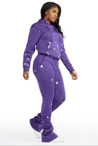 Conjunto Deportivo para Mujer, Transpirable, de Tela Suave, de Dos Piezas, Ideal para Entrenamiento Físico, Trotar, Caminar y Estilo de Vida Deportivo Activo Diario - Product Image 2