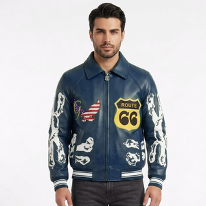 Veste de baseball en toile brodée chenille personnalisée de haute qualité, très vendue, pour hommes, idéale pour l'hiver - Product Image 4