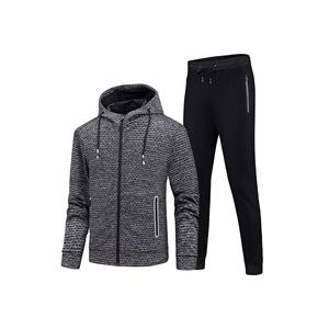 Vêtements de sport de haute qualité personnalisés OEM Veste et survêtement à fermeture éclair entièrement personnalisés Concevez votre propre style de bas actifs - Product Image 1