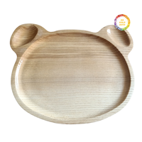 Bandeja de Madera Natural Sólida con Bordes Limpios para Encimera de Cocina, Mesa de Centro, Almacenamiento Decorativo y Presentación del Hogar