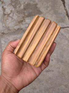 Jabonera Rectangular de Madera Ecológica, Estilo Moderno, Antideslizante, con Drenaje, para Baño y Cocina - Product Image 2
