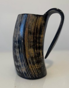 Auténtica Taza para Beber de Cuerno de Búfalo, Hecha a Mano, Estilo Vikingo, Vajilla Rústica para Bares y Restaurantes - Product Image 2